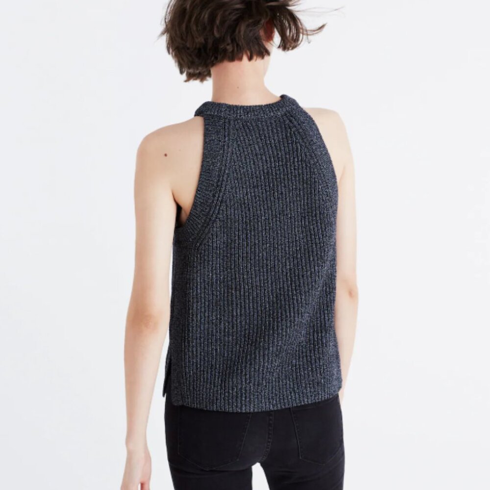 Madewell Valley SweaterTank Marled Slate Gray - Picture 2 of 10